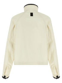 Ferragamo Tech Linen Jacket White