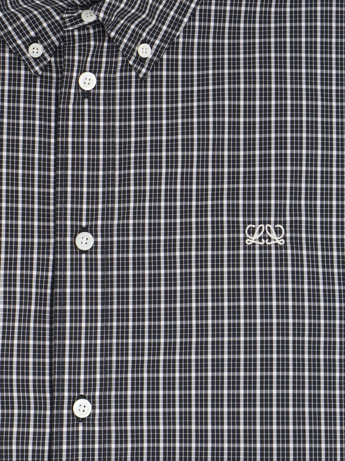 Loewe Men's Technical Cotton Shirt Black