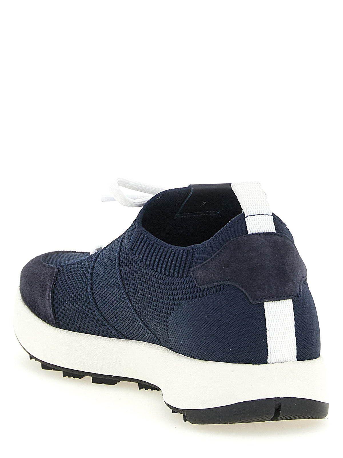 Kiton Technical Cotton Sneakers Blue