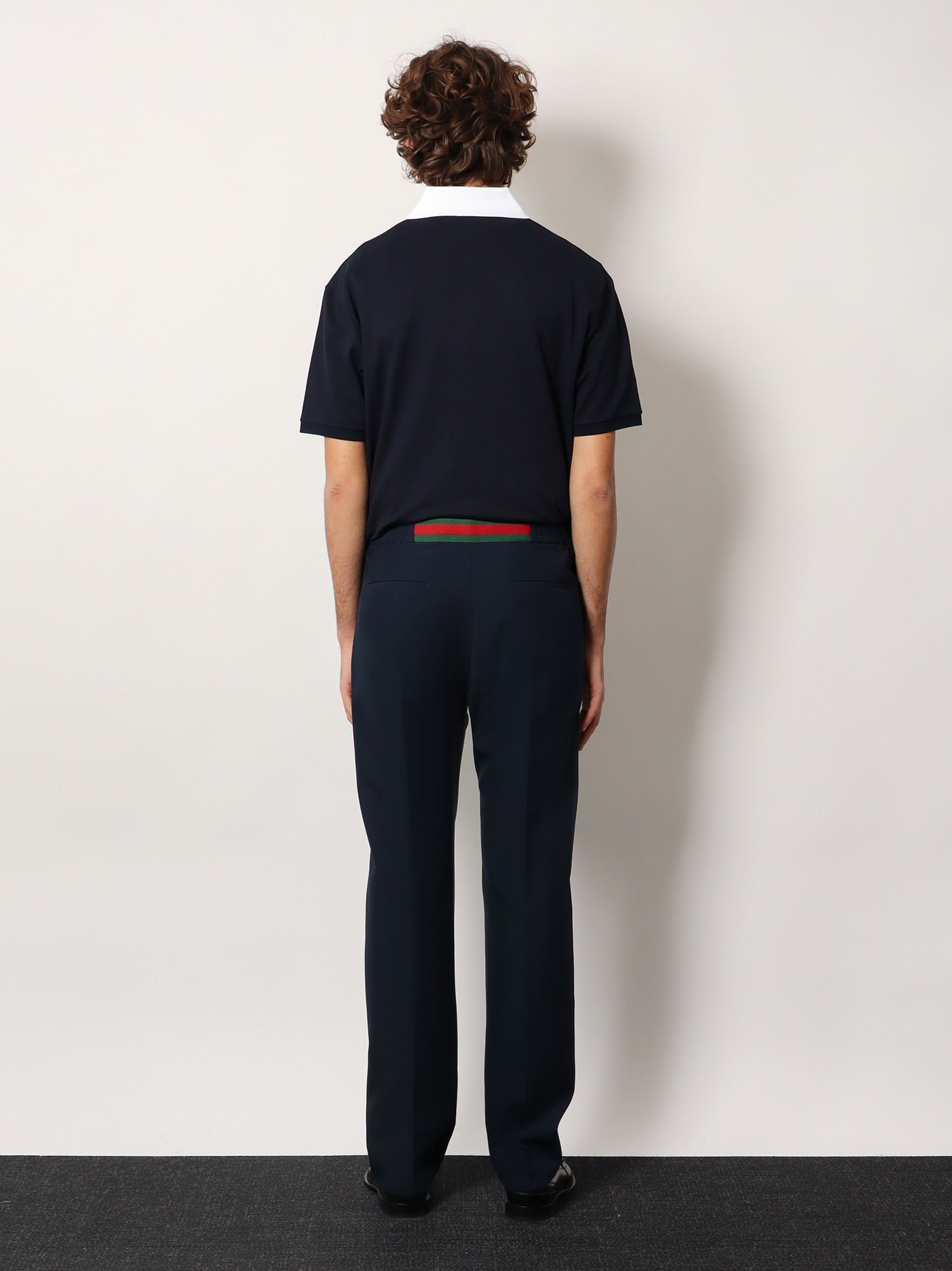 Gucci Men's Technical Panama Pants Blue