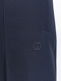 Gucci Men's Technical Panama Pants Blue