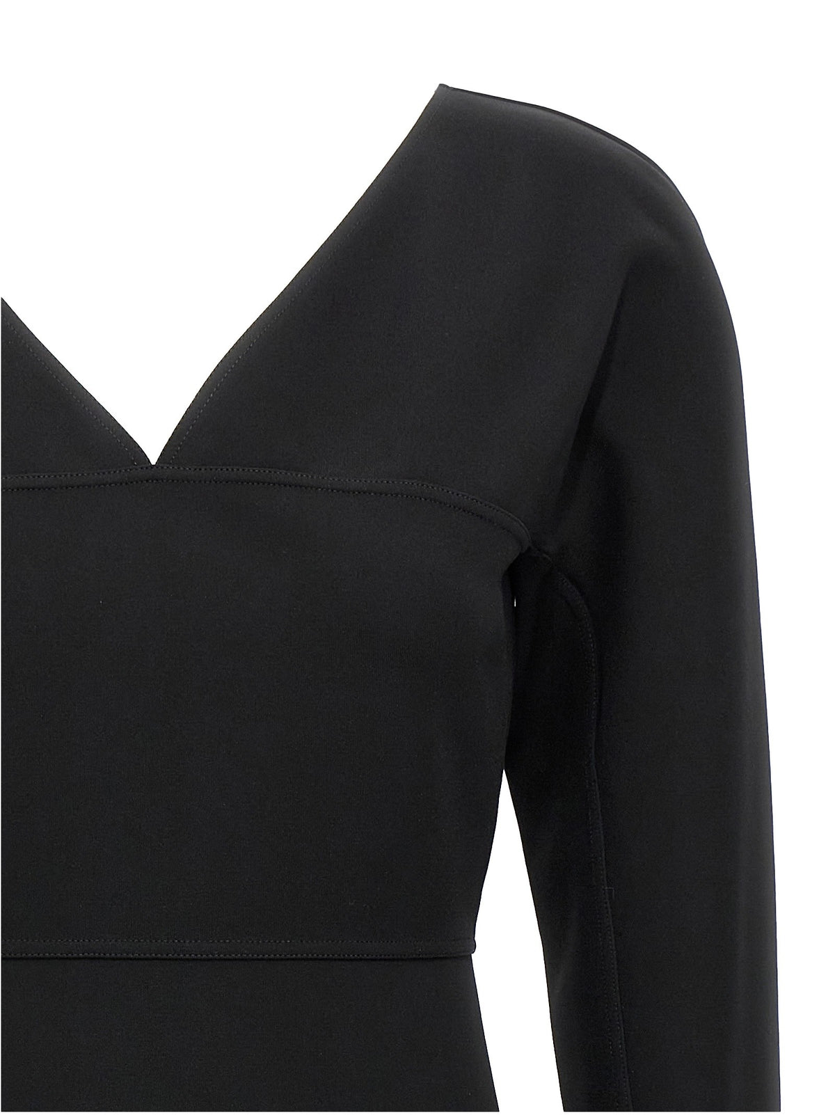 Fendi Techno Jersey Dress Black