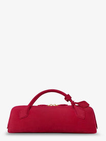 ALAÏA Women's Teckel Clutch Suede Handbag DALIA