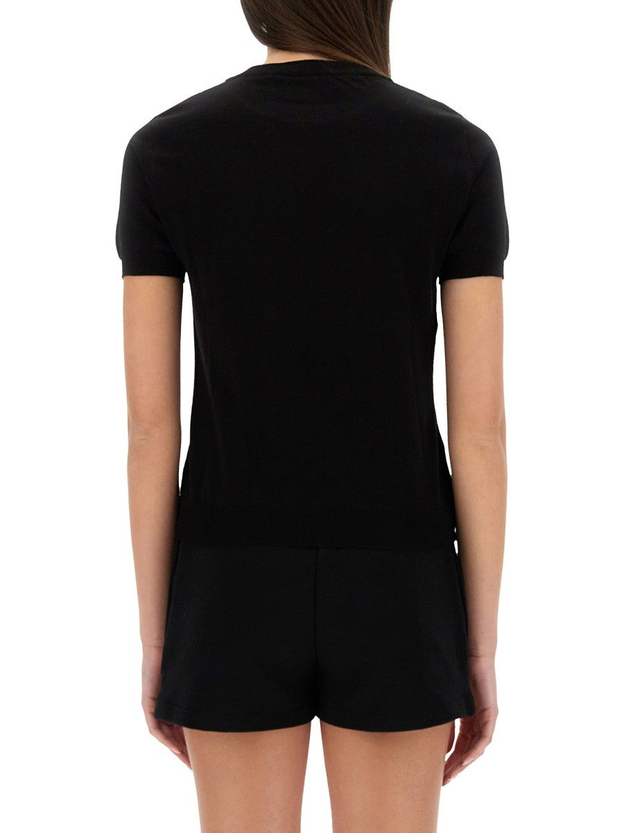 Moschino Women's Teddy Bear Sweater Black