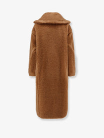 Max Mara Women's Teddy Camel Hair and Silk Coat Beige, view 2