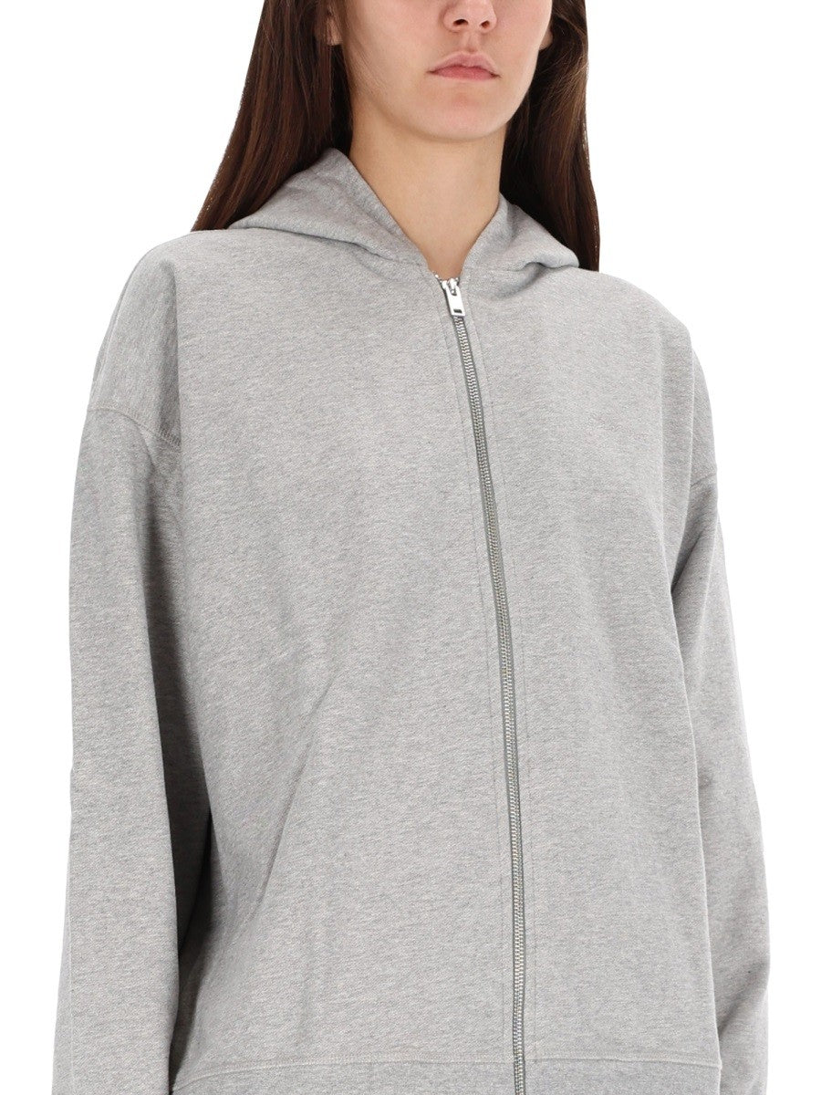 Ganni Women's Teddy Sweatshirt Grey