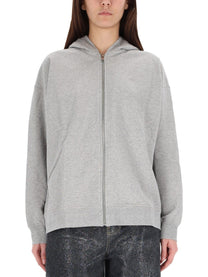 Ganni Women's Teddy Sweatshirt Grey