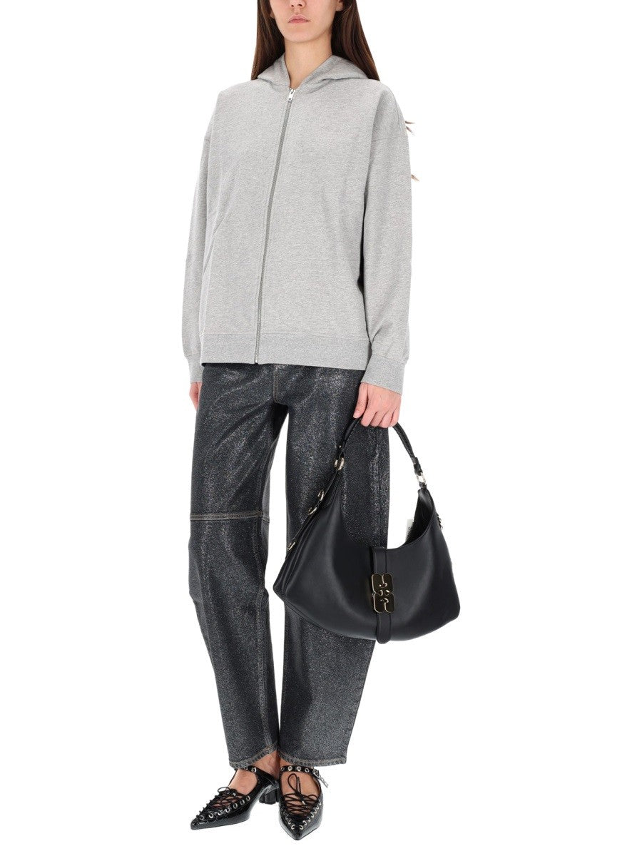 Ganni Women's Teddy Sweatshirt Grey