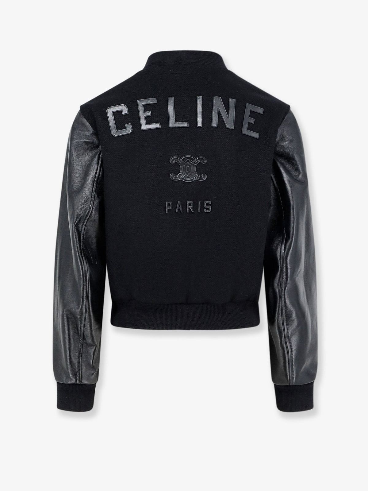 Celine Men's Teddy Virgin Wool Jacket Black