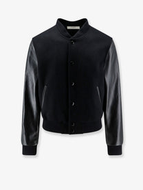 Celine Men's Teddy Virgin Wool Jacket Black