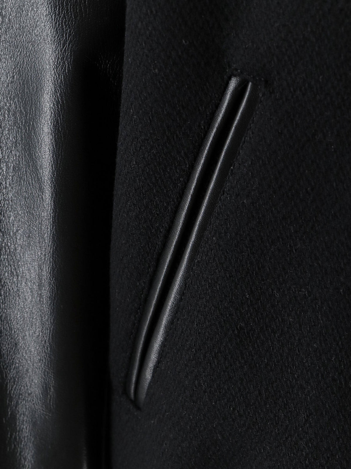 Celine Men's Teddy Virgin Wool Jacket Black