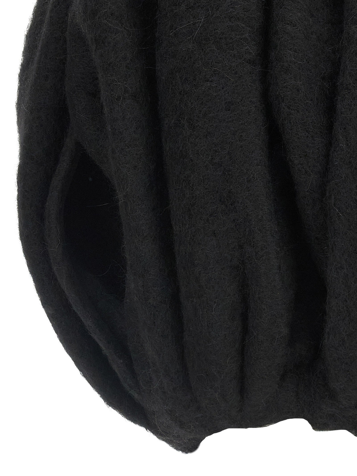 Rick Owens Temple Bubble Cropped Cape Black, view 4