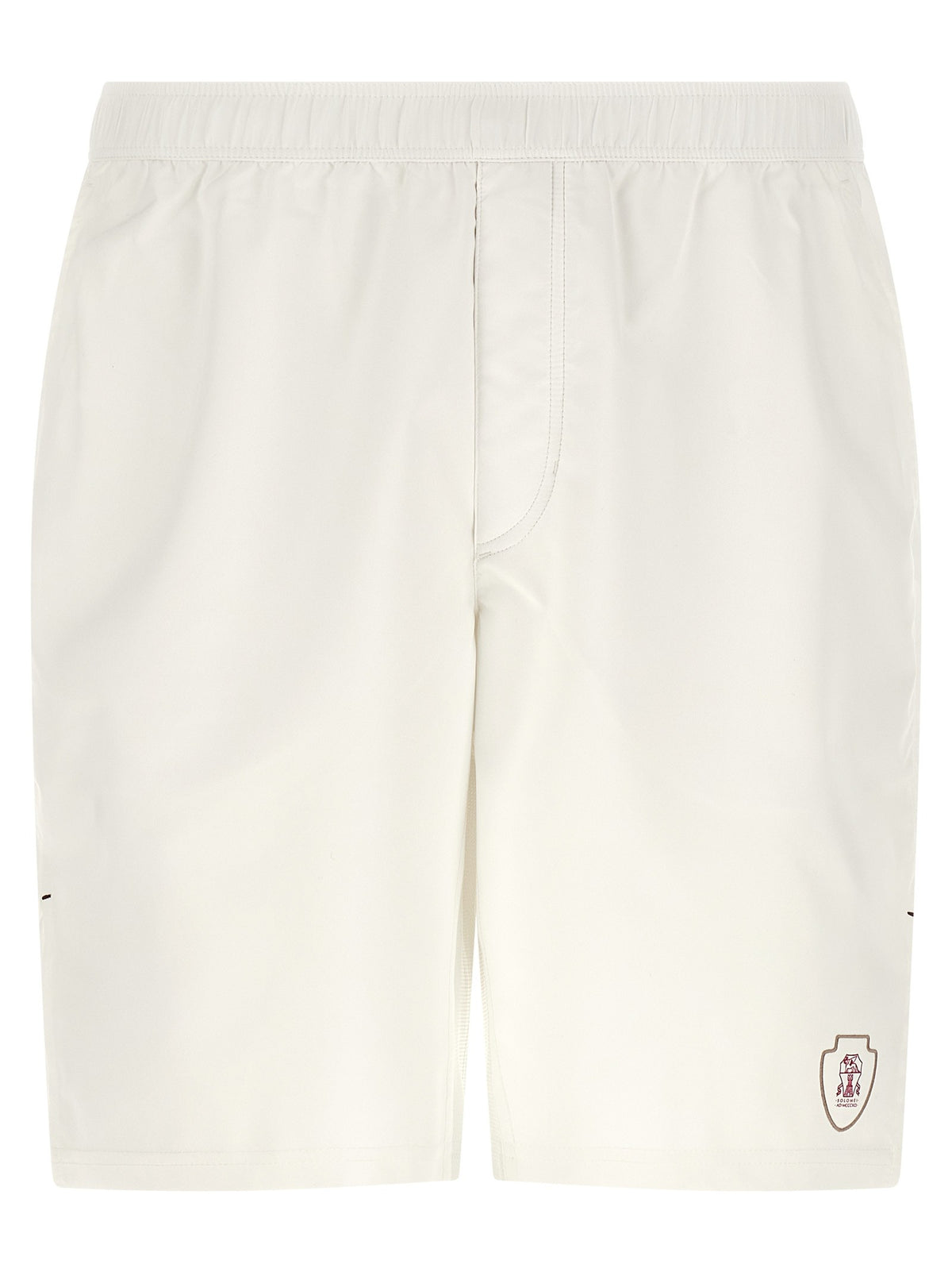 Brunello Cucinelli Tennis Bermuda Shorts White