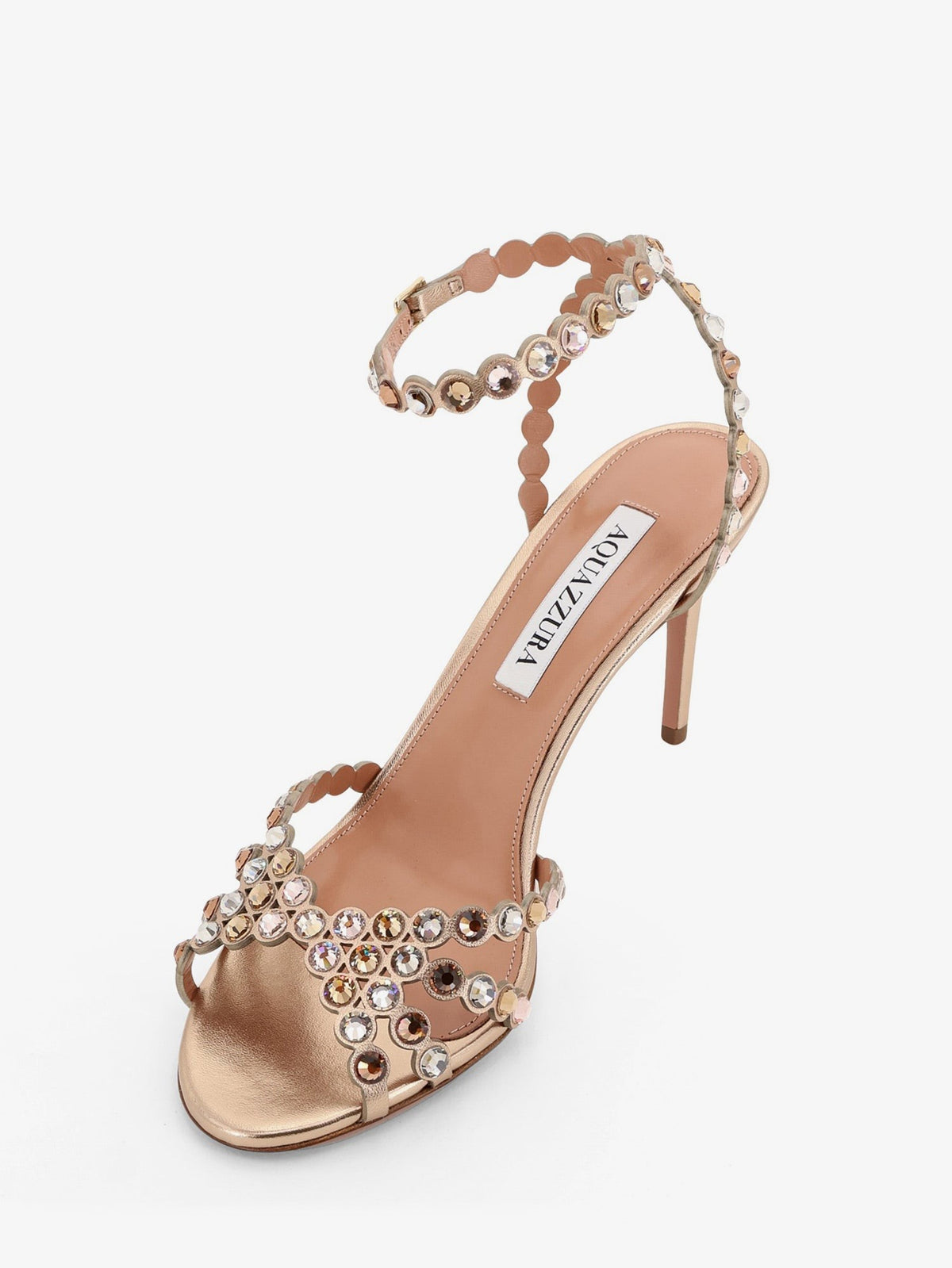 Aquazzura Women's Tequila Sandals Orange, view 4