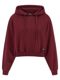ROTATE Birger Christensen Terry Back Hoodie Red