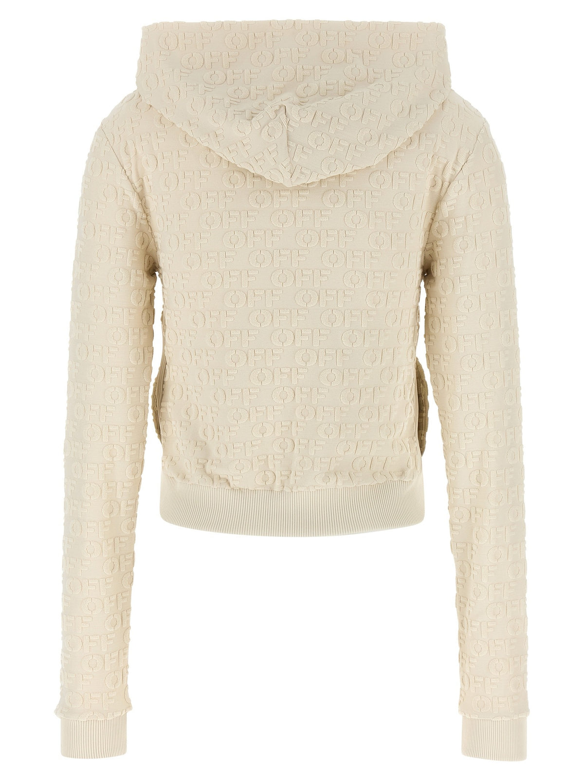 Off-White Terry Off Sweatshirt Beige
