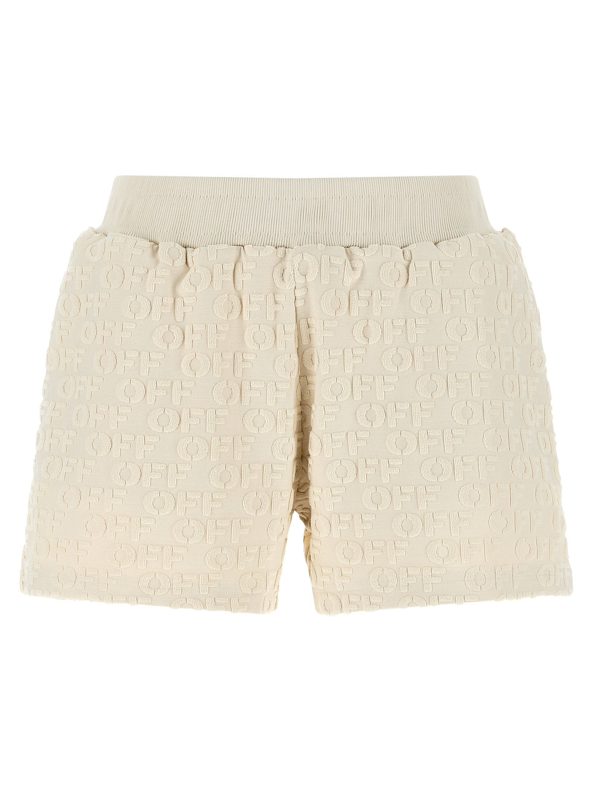 Off-White Terry Shorts Beige