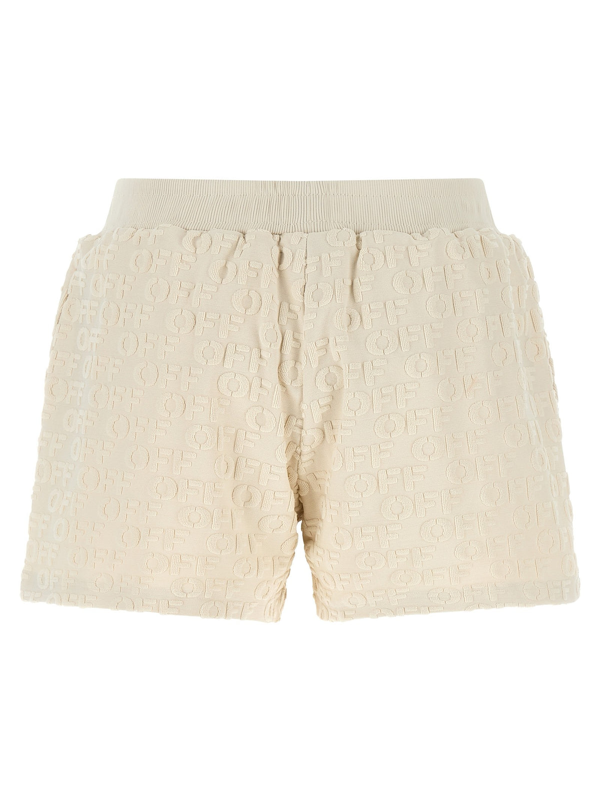 Off-White Terry Shorts Beige