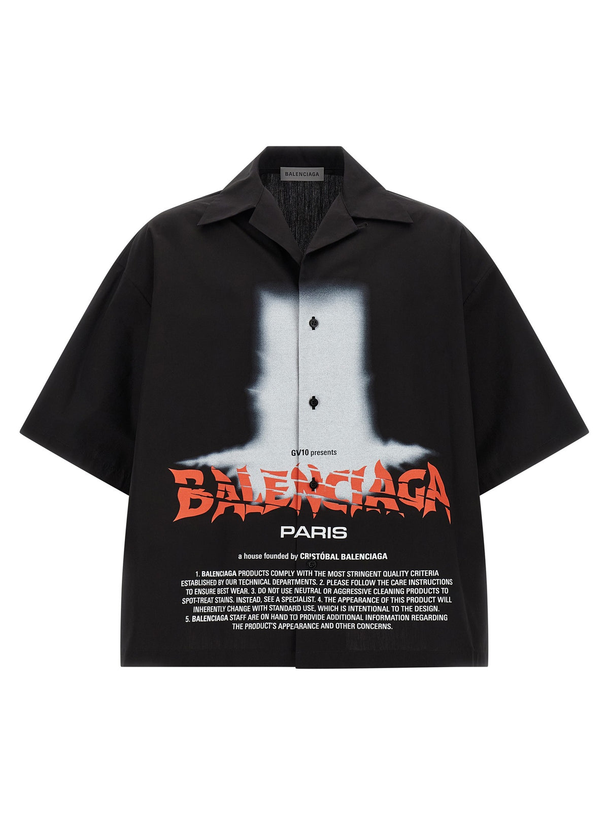 Balenciaga The Door Bowling Shirt Black