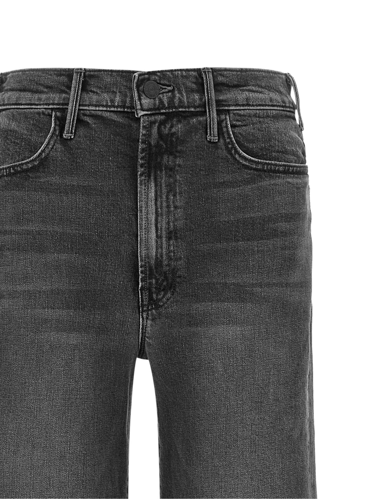 MOTHER The Hustler Roller Sneak Jeans Grey