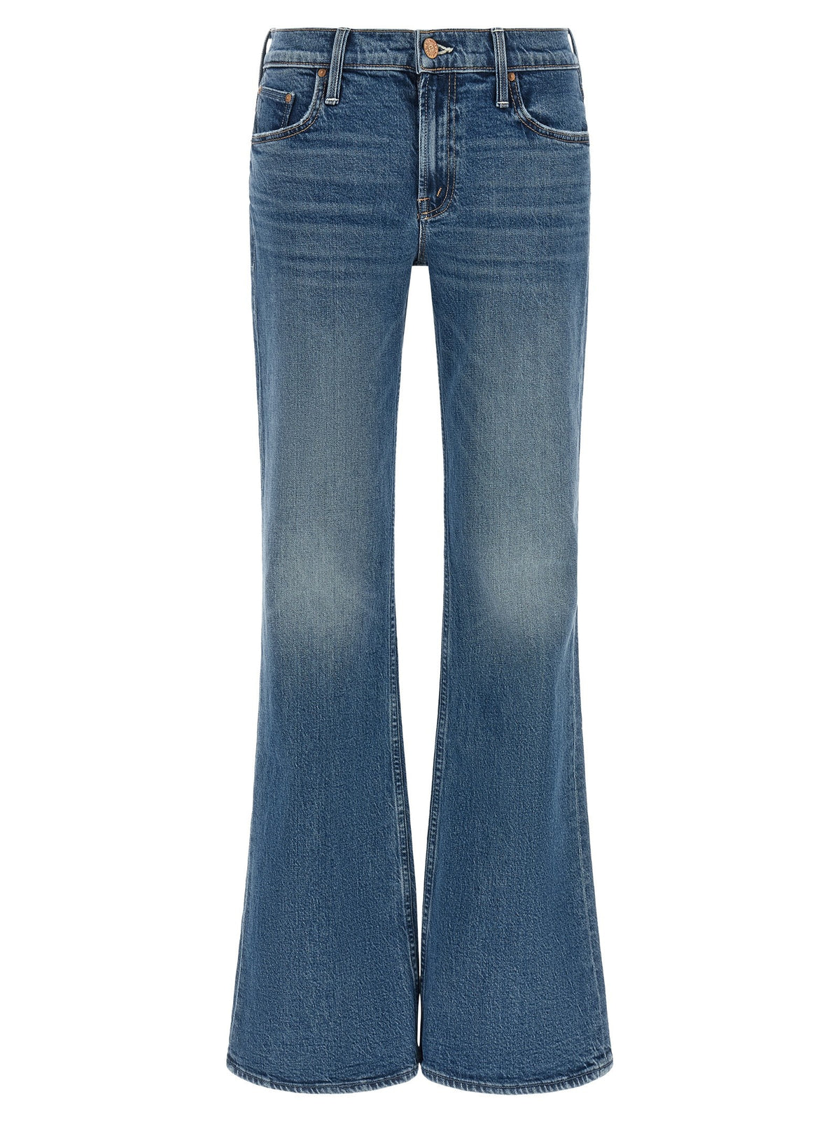 MOTHER The Jinx Heel Jeans Blue