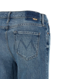 MOTHER The Kick It Ankle Jeans Blue