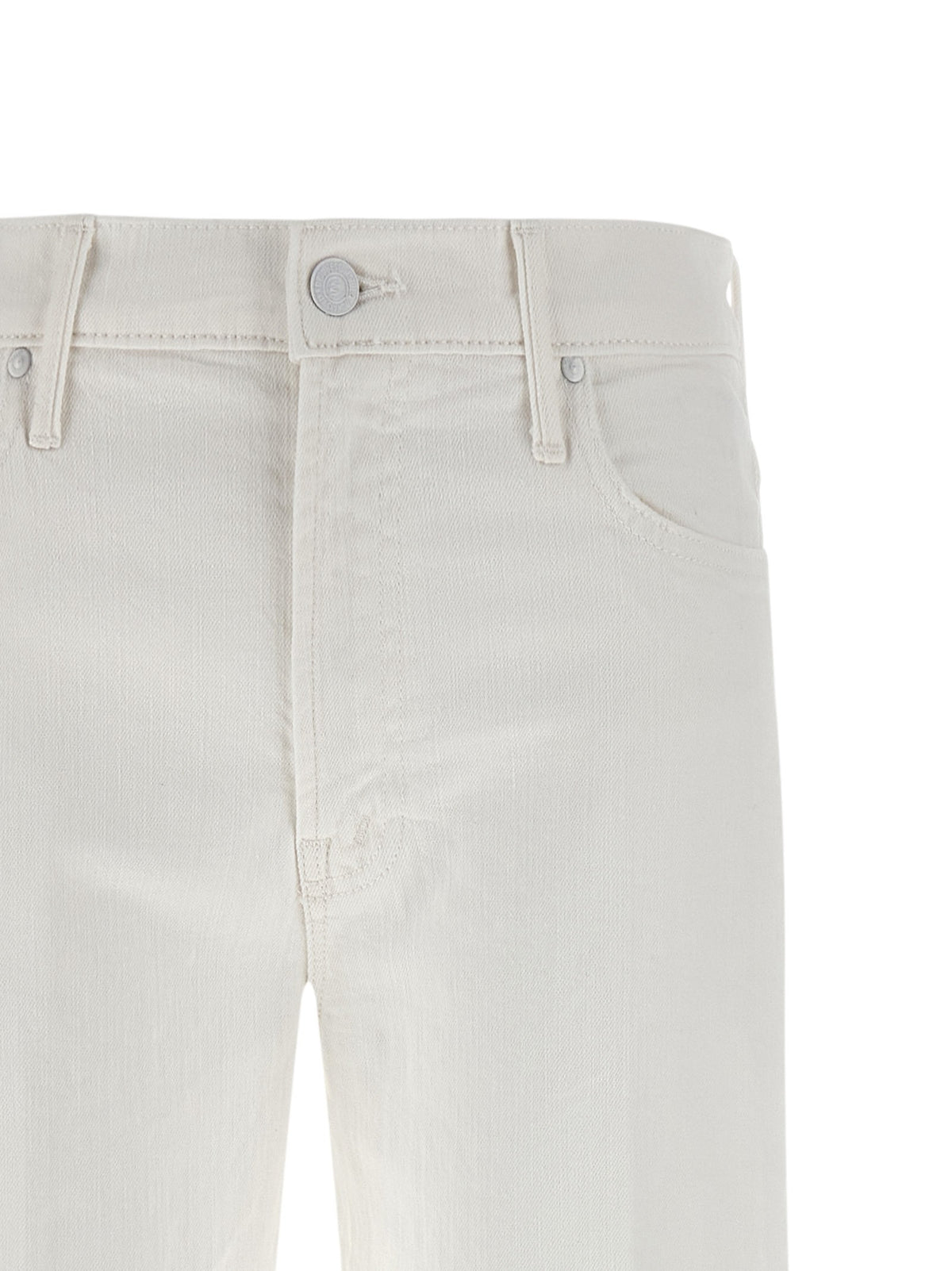 MOTHER The Kick It Jeans White