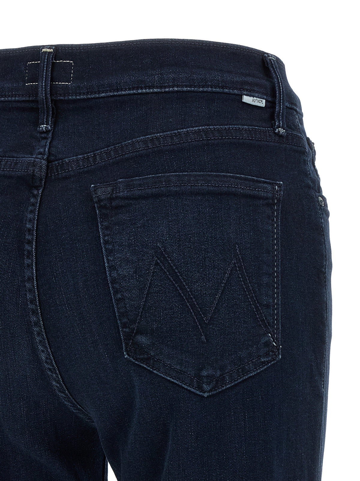 MOTHER The Mid Rise Smokin Skimp Jeans Blue