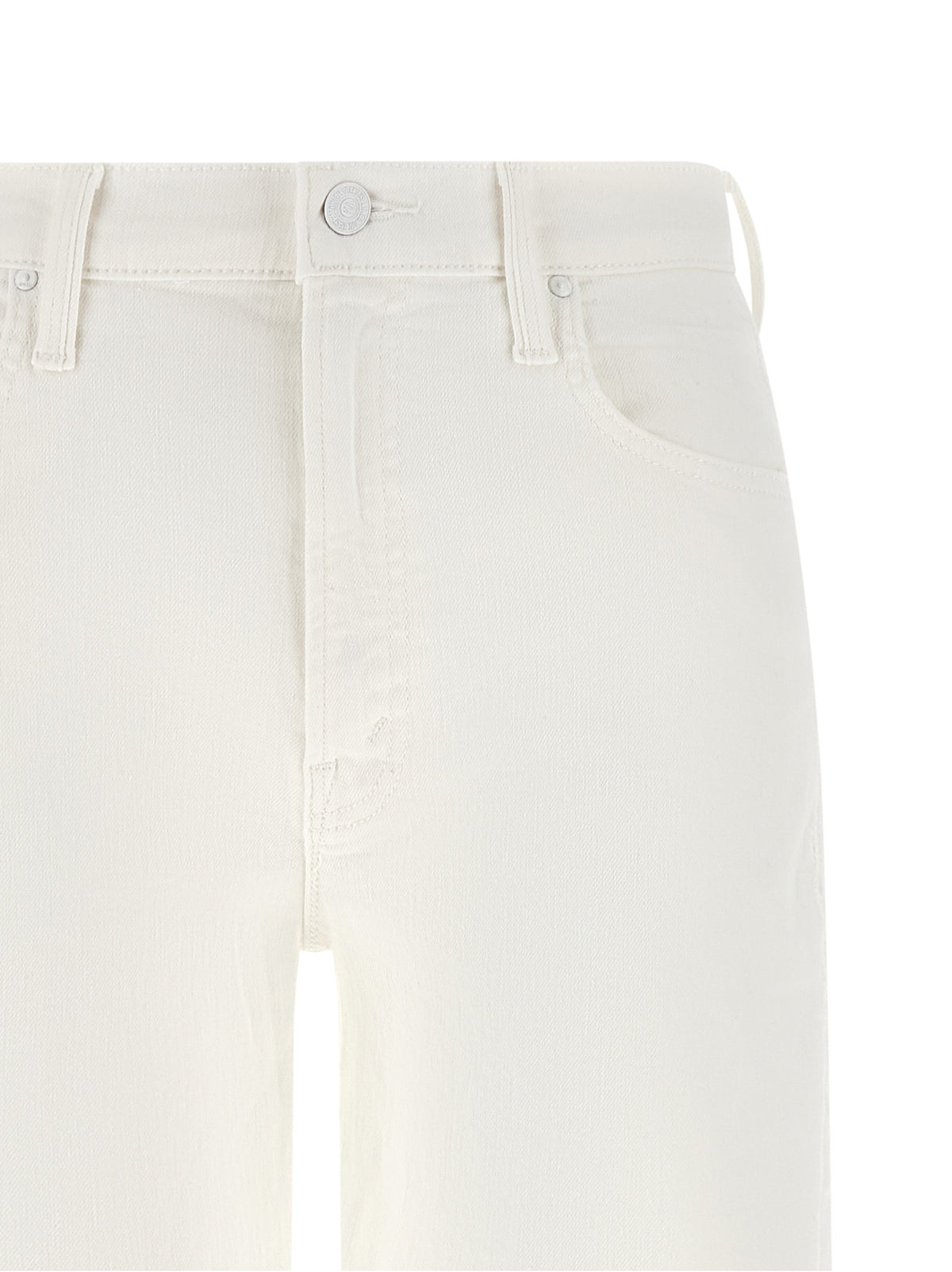MOTHER The Rambler Jeans White