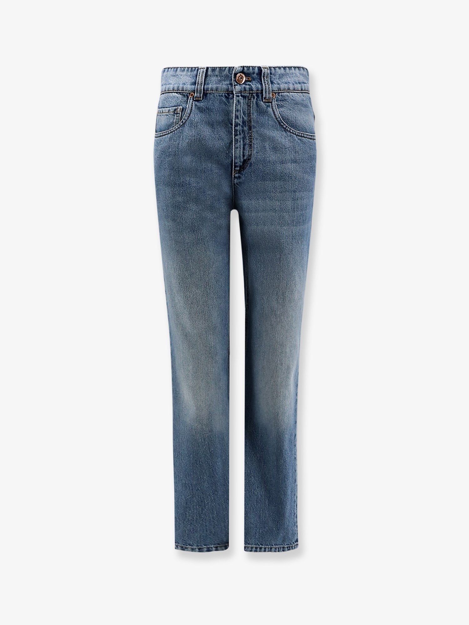 Brunello Cucinelli Women's Retro Jeans Blue