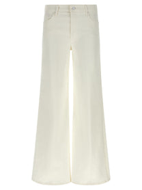 MOTHER The Twister Sneak Jeans White