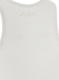 ISABEL MARANT Thea Tank Top White, view 4