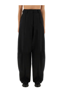 Thelatest women’s pants dear black black high-waisted wide-leg trousers with structured tailored fit