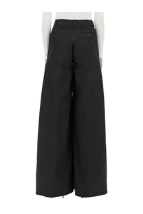 Thelatest women’s wide pant alma black with sleek tailored fit black wide-leg trousers featuring subtle vertical seams