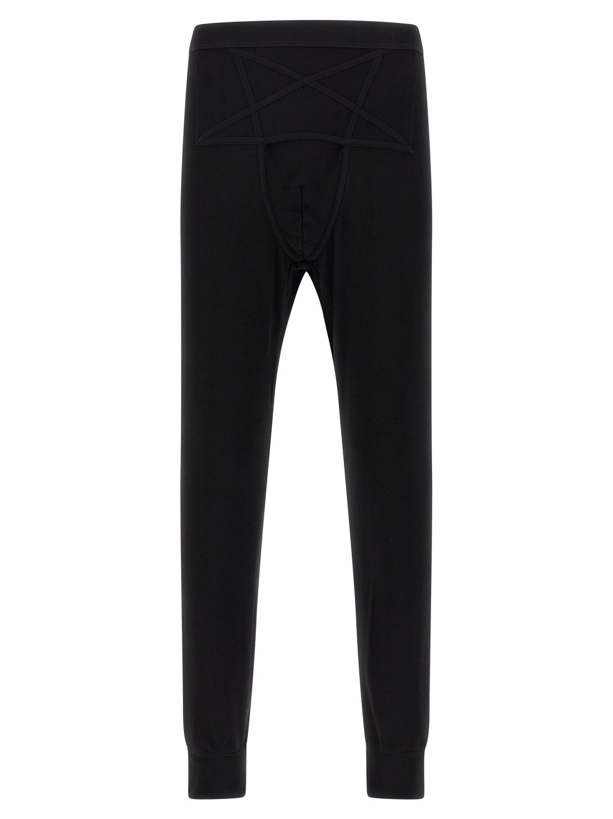 Rick Owens Thermal Bottom Leggings Black