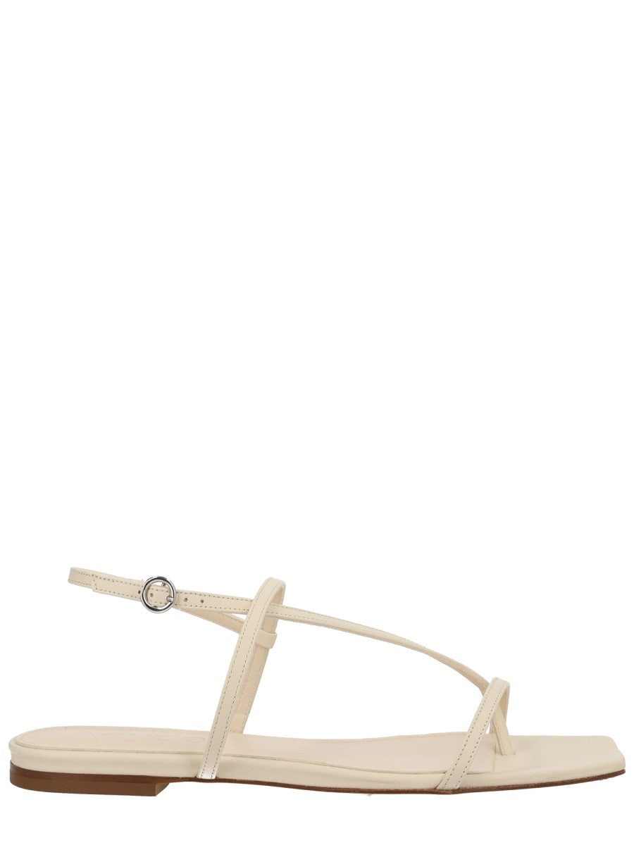 Aeyde Women's Thong Sandal Ella White
