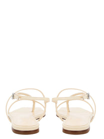 Aeyde Women's Thong Sandal Ella White