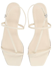 Aeyde Women's Thong Sandal Ella White