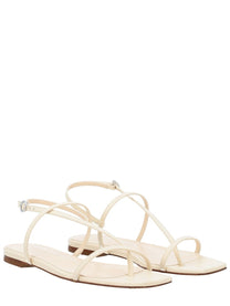 Aeyde Women's Thong Sandal Ella White