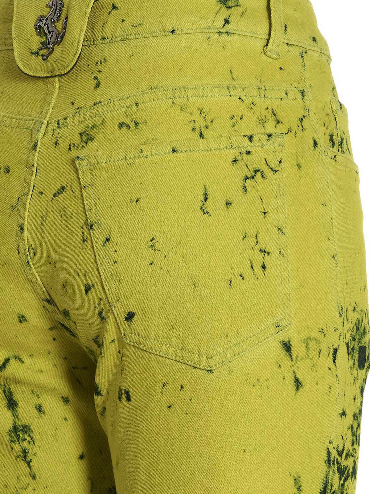Ferrari Tie Dye Jeans Yellow