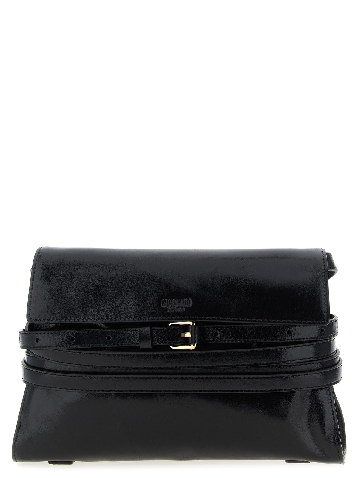 Moschino Tie me Crossbody Bag Black