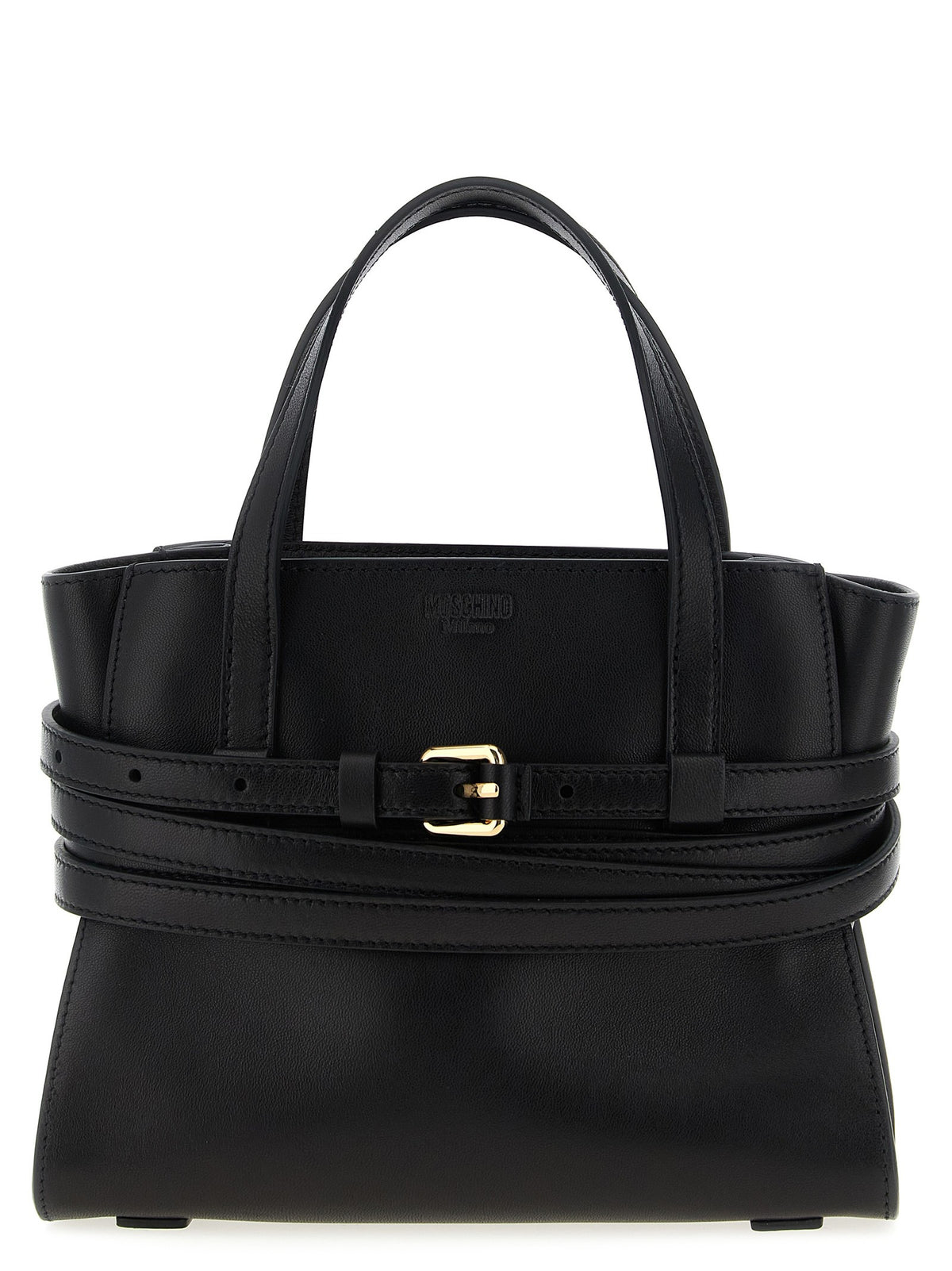 Moschino Tie me Small Handbag Black