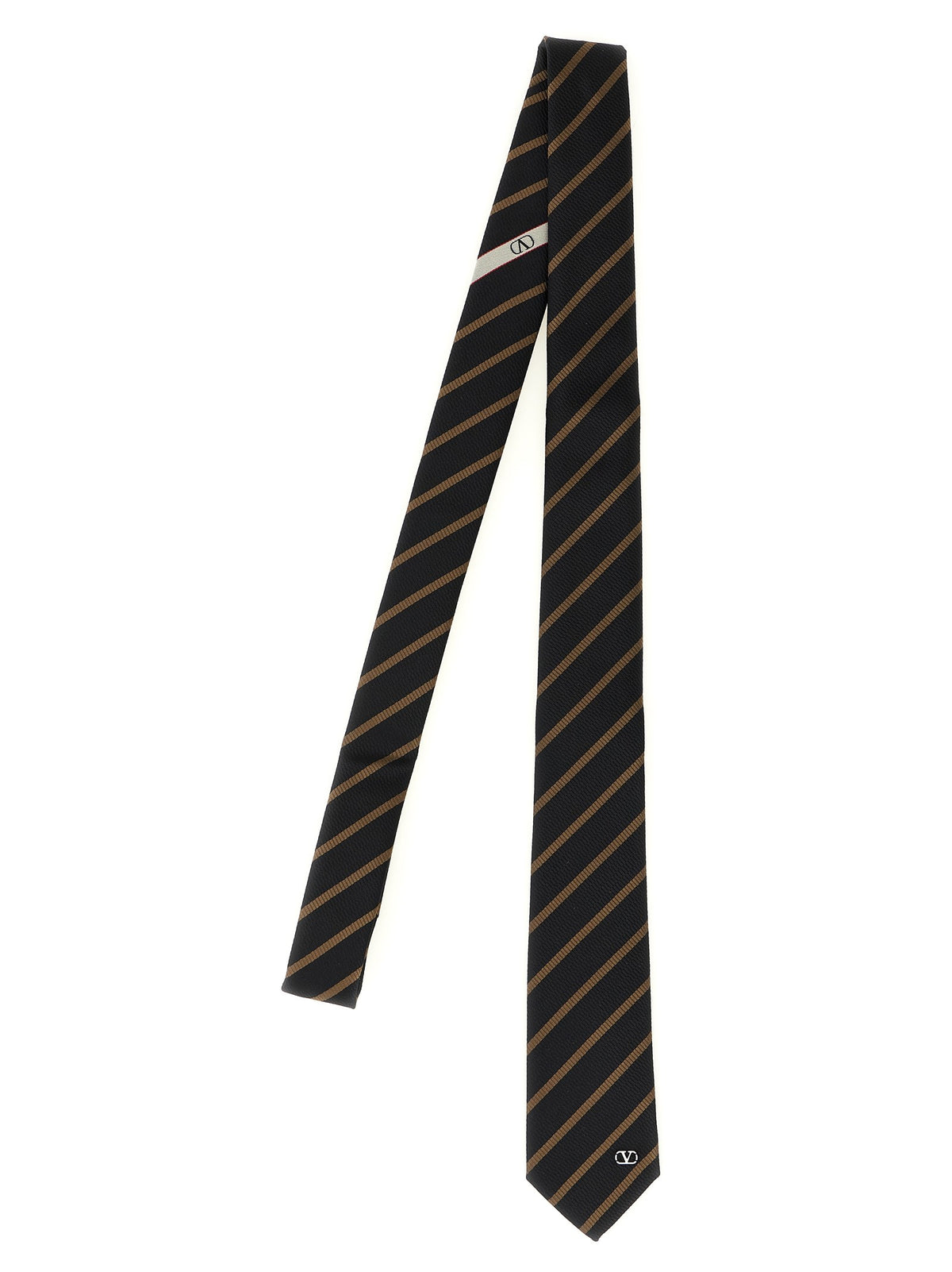 Valentino Tie Valentino Garavani Regimental Gold