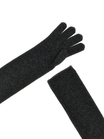 Max Mara Timor Gloves Grey