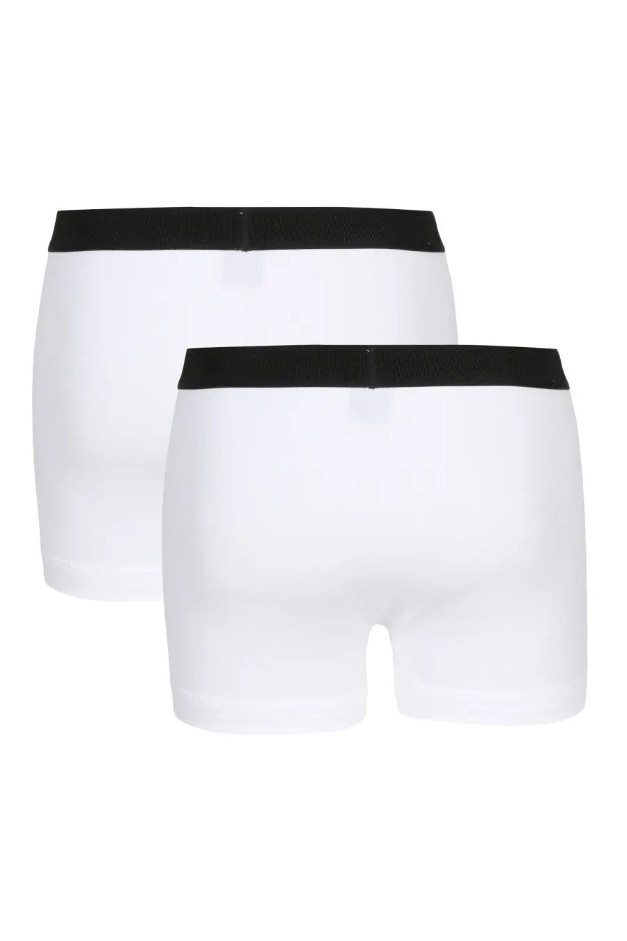 White boxer briefs with black elastic waistbands tom ford men’s bi pack boxer white product image