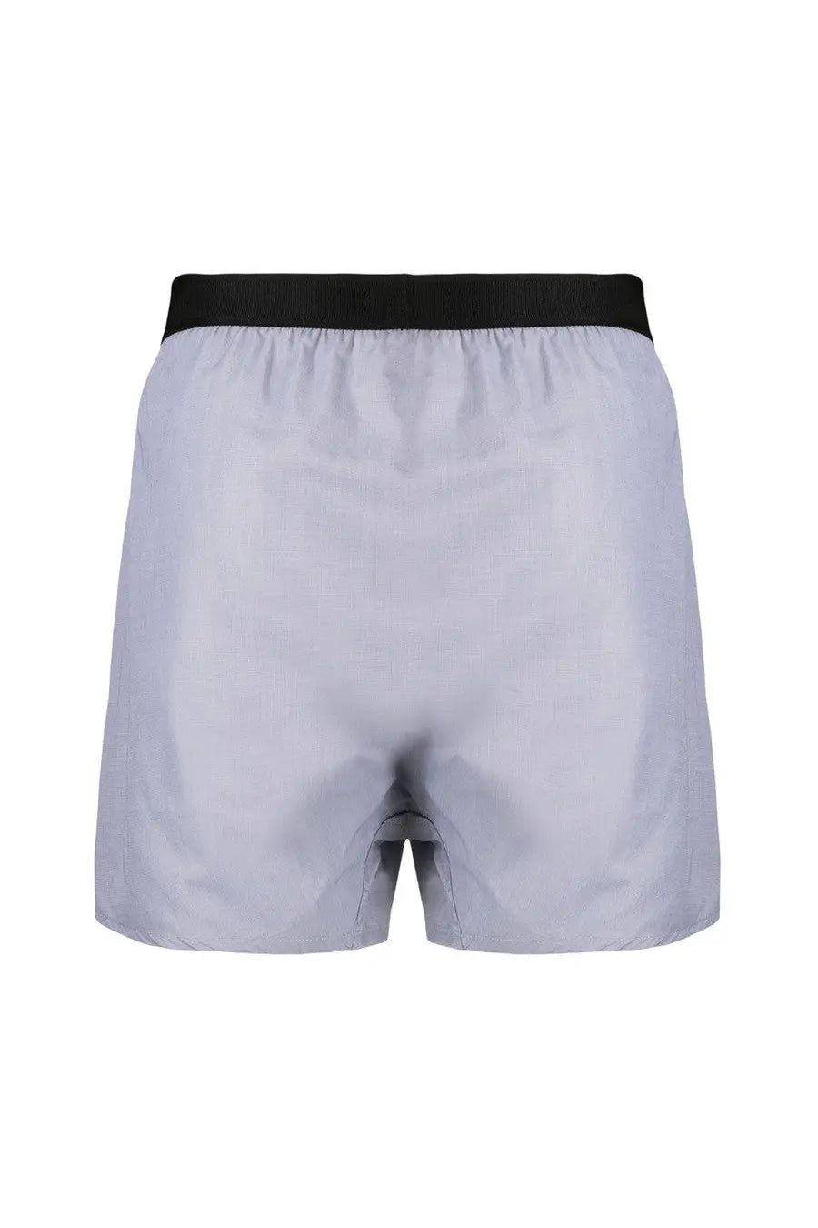 Tom Ford men’s light gray cotton boxer shorts with black elastic waistband for comfortable everyday wear