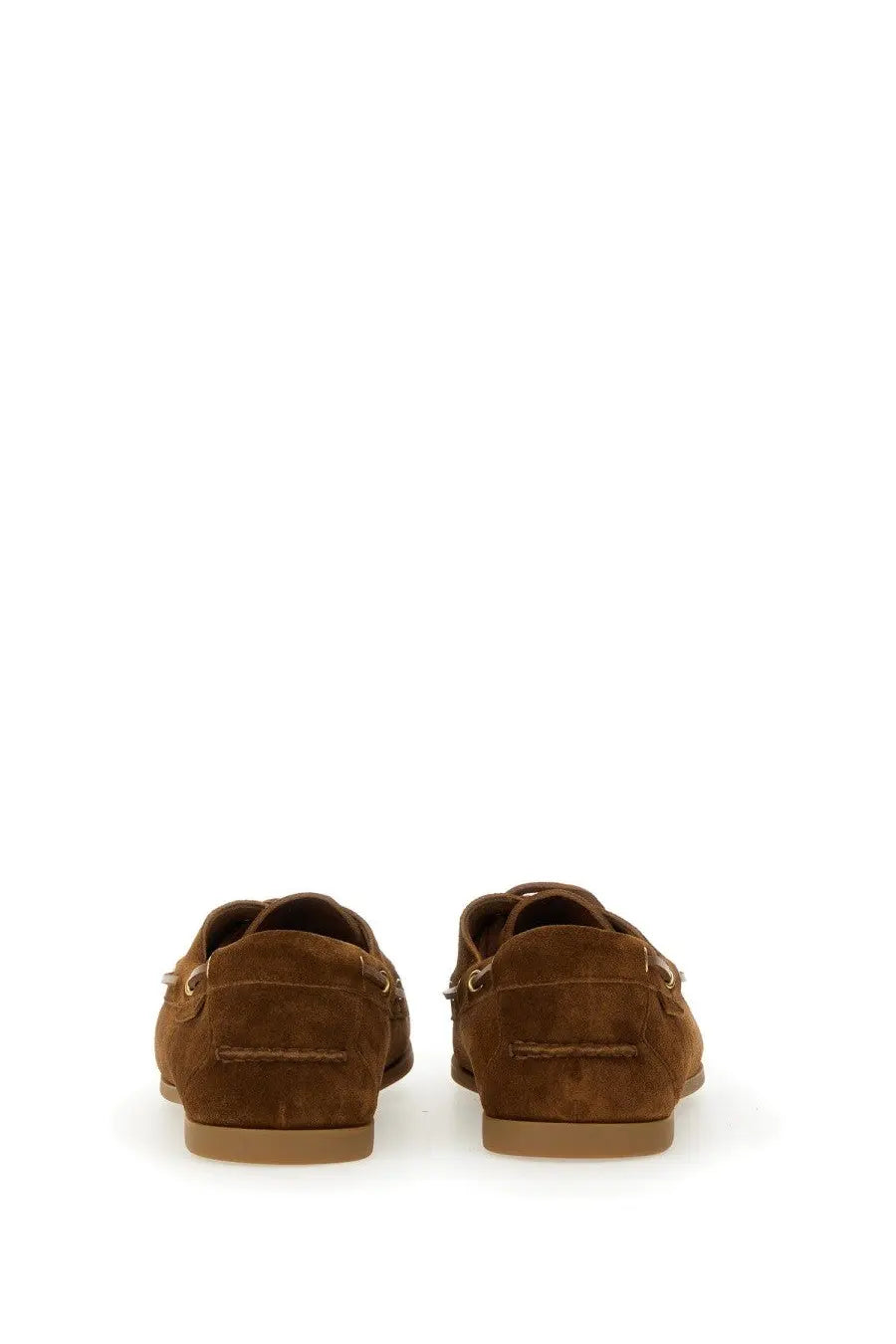 Tom ford men’s moccasin robin brown brown suede loafers with classic minimalist design and subtle stitching details