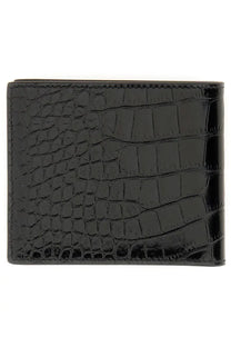 Tom Ford Men's Portafoglio in Pelle Black