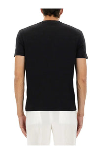 Tom Ford men’s regular fit black short-sleeved crew neck cotton t-shirt for casual wear