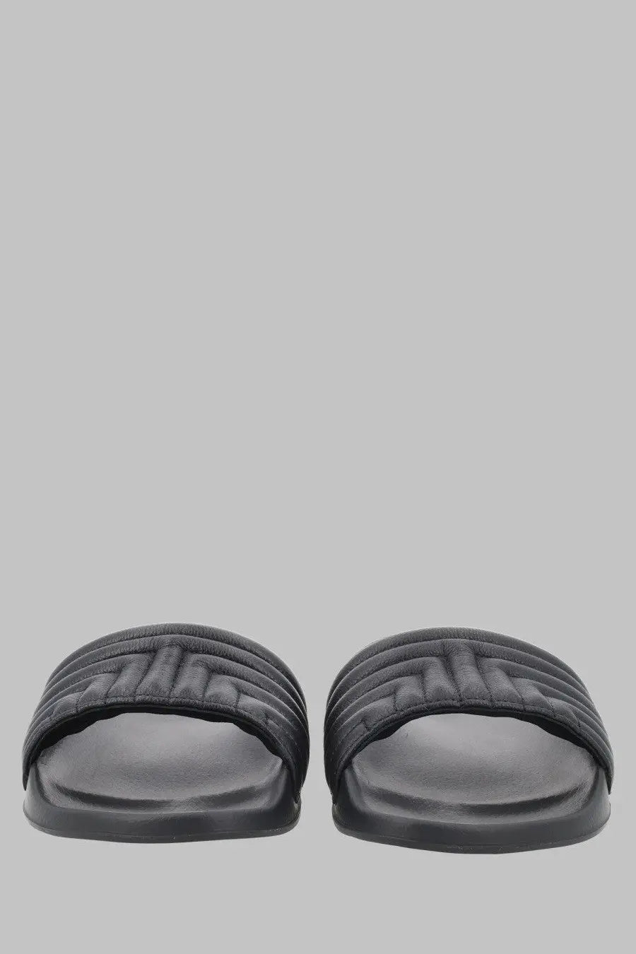 Tom Ford men’s sandalo slipper in pelle black black quilted leather slide sandals with sleek modern design